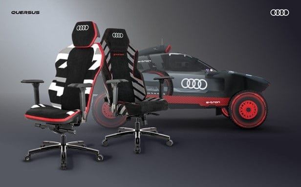 Quersus i Audi: Futurystyczne Krzesła Łączące Design Motorsportowy z Ergonomią