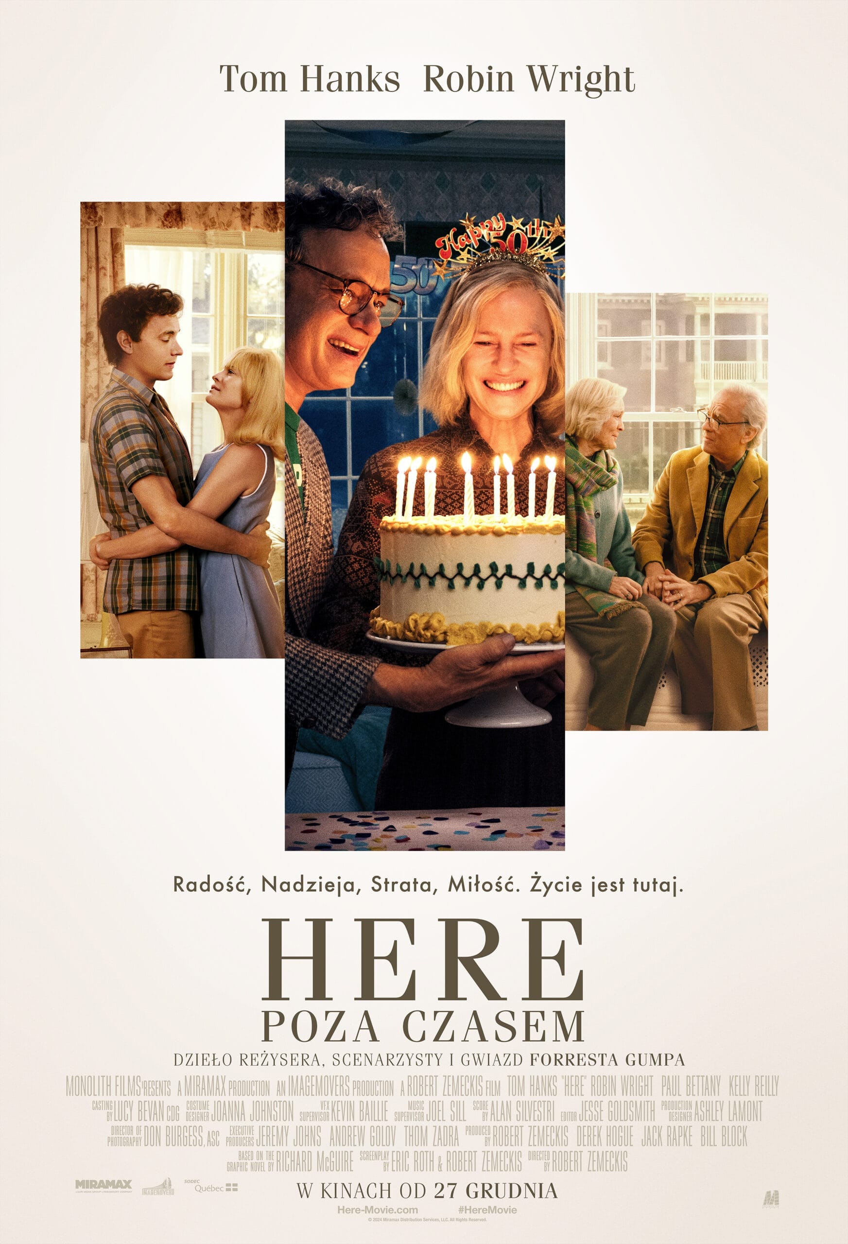 Robert Zemeckis,Tom Hanks,Robin Wright,dramat,miłość,strata,nadzieja,przemijanie,pokolenia,dom,przyjaźń,marzenia,rozczarowania,kino,emocje,historia życia