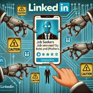 LinkedIn,oszustwa,spear phishing,boty,#opentowork,bezpieczeństwo w sieci,poszukiwanie pracy,tożsamość cyfrowa