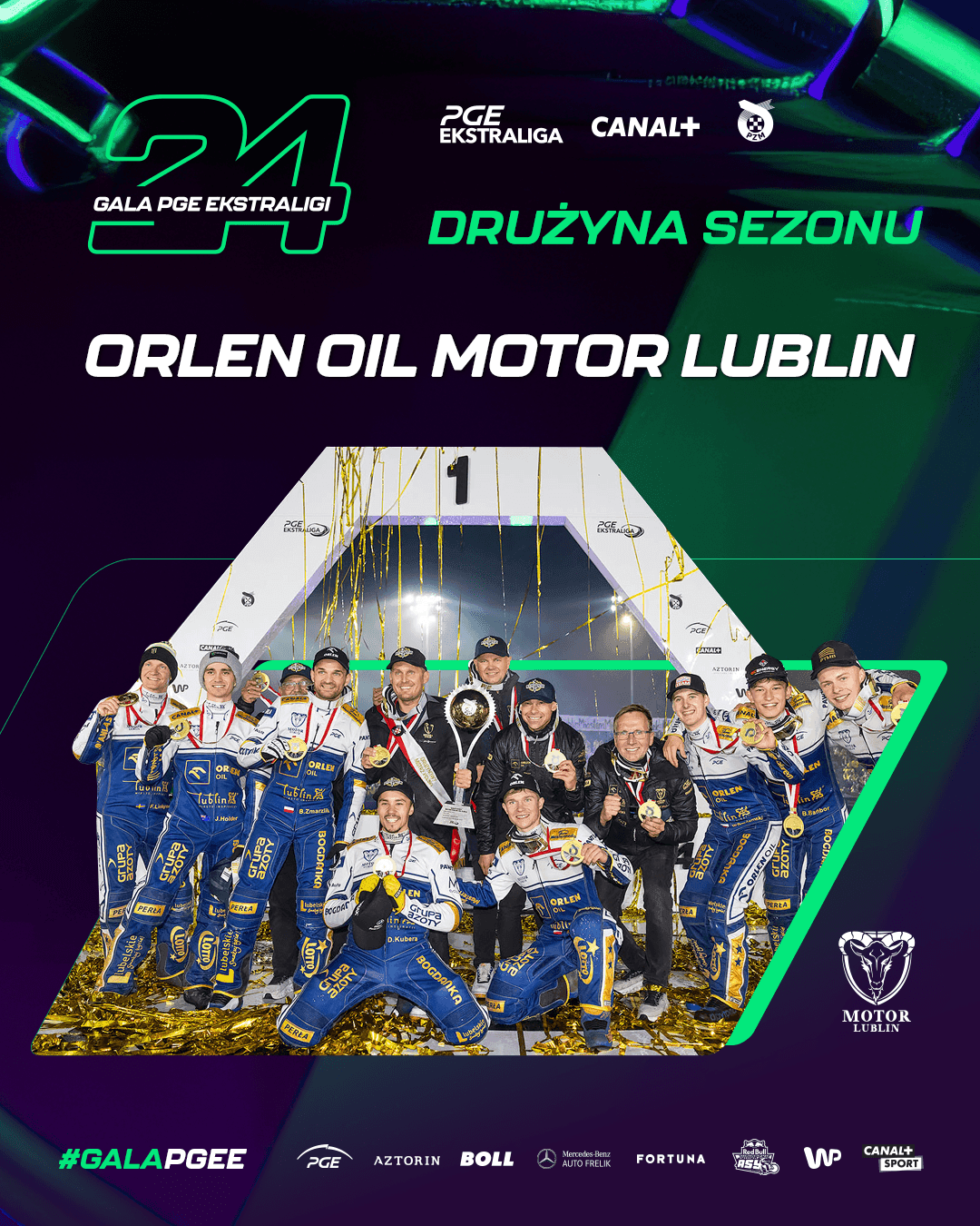 PGE Ekstraliga,Szczakiele 2024,Bartosz Zmarzlik,Robert Lambert,Wiktor Przyjemski,Gala,żużel,Robert Kościecha,Jan Ząbik