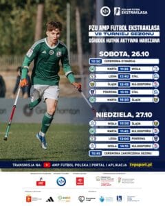 Amp Futbol,Ekstraklasa,Wisła Kraków,Podbeskidzie Kuloodporni,Śląsk Wrocław,Warta Poznań,Legia Warszawa,Pokrowa Lwów,Stal Rzeszów,turniej finałowy,Warszawa,PZU,mistrzostwa świata kobiet