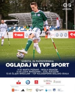 Amp Futbol,Ekstraklasa,Wisła Kraków,Podbeskidzie Kuloodporni,Śląsk Wrocław,Warta Poznań,Legia Warszawa,Pokrowa Lwów,Stal Rzeszów,turniej finałowy,Warszawa,PZU,mistrzostwa świata kobiet