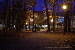 Oborniki Śląskie,nocna fotografia,zabytki,krajobraz miejski,wieczorny spacer