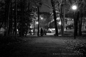 Oborniki Śląskie,nocna fotografia,zabytki,krajobraz miejski,wieczorny spacer