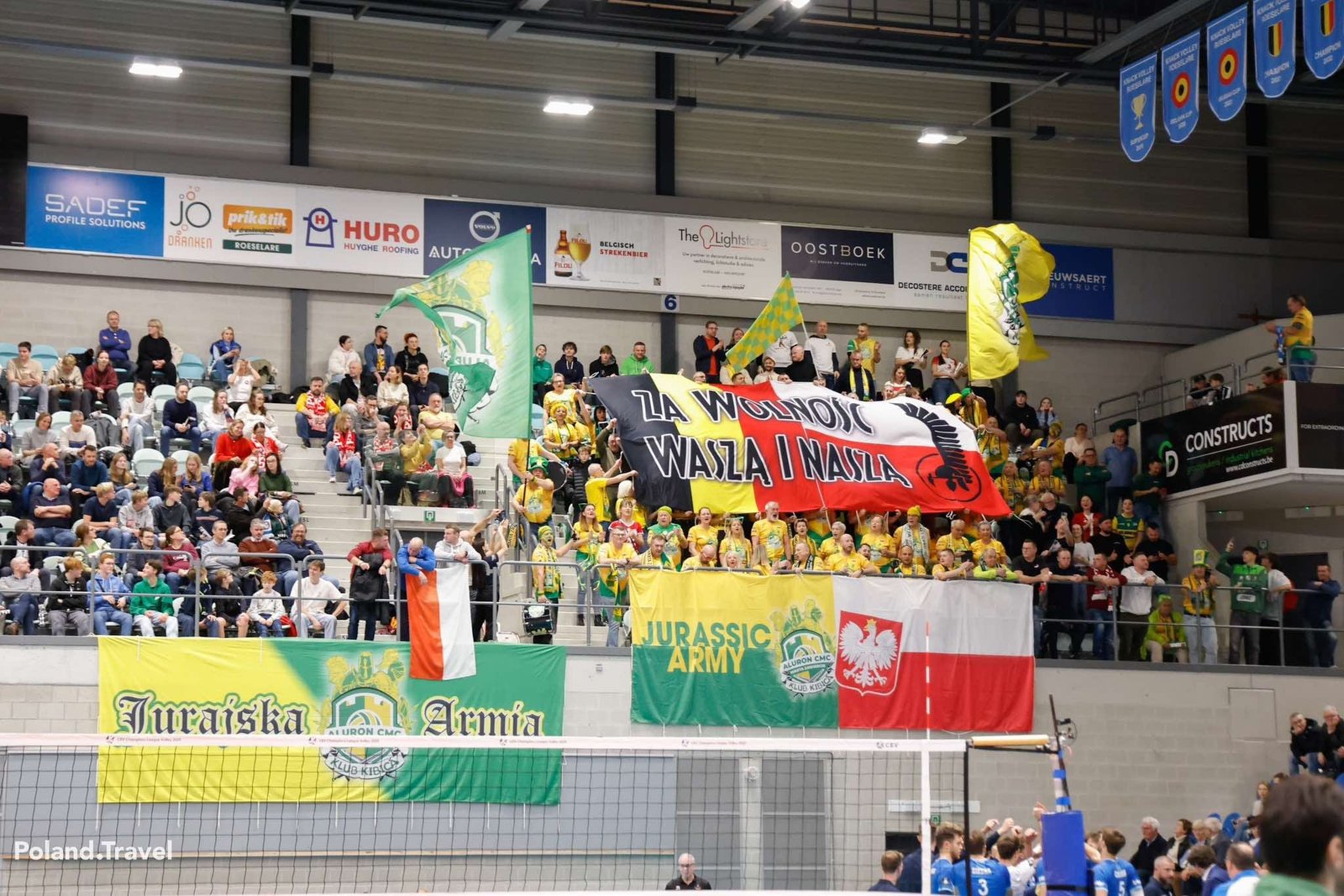 Aluron CMC Warta Zawiercie,Knack Roeselare,1. Dywizja Pancerna,generał Maczek,Polonia w Belgii,sport i historia