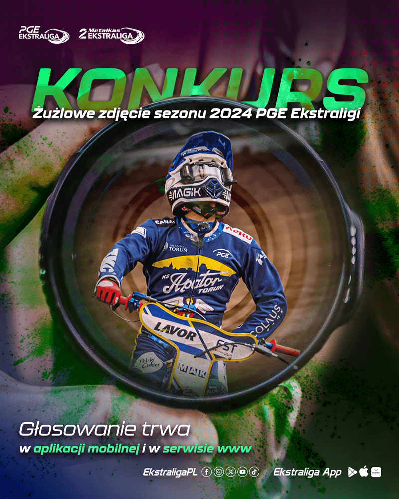 Speedway Ekstraliga,żużel,zdjęcie sezonu,konkurs fotograficzny,głosowanie,nagrody,APART,#SmakŻużla