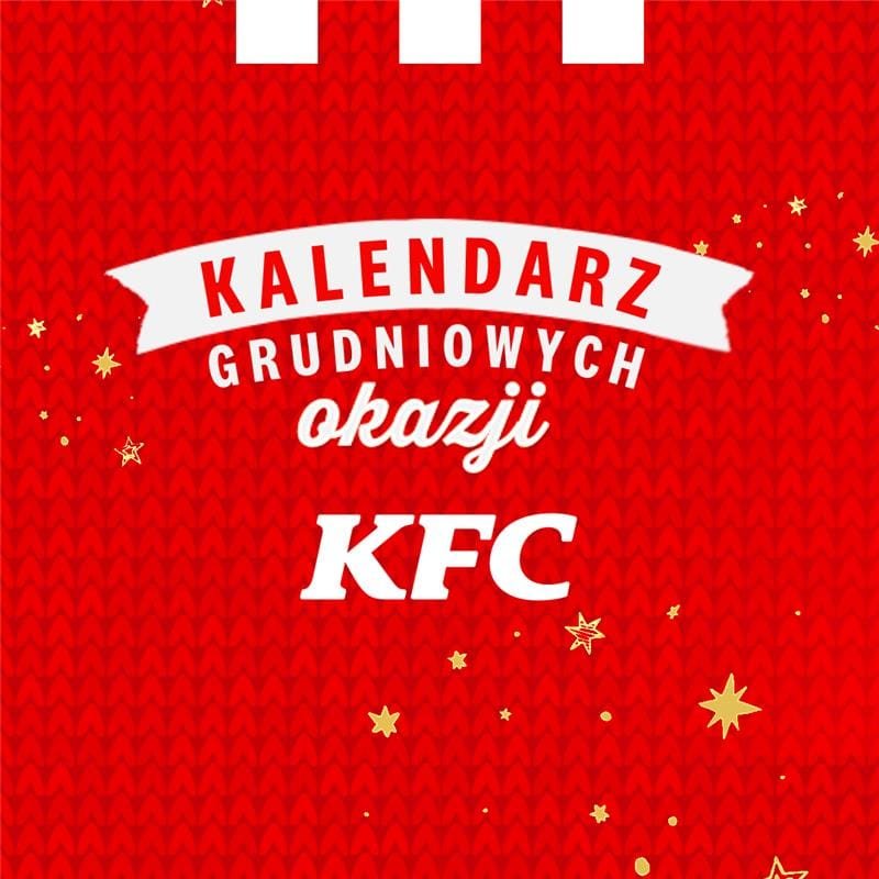 KFC,kalendarz adwentowy,promocje,Święta,aplikacja mobilna