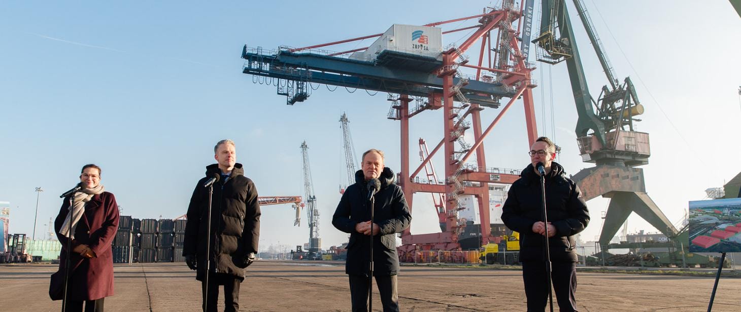Terminal Zbożowy,Port Gdańsk,eksport zboża,inwestycje,infrastruktura portowa,Polska,bezpieczeństwo żywnościowe,rozwój gospodarczy,Donald Tusk,Dariusz Klimczak,Aleksandra Dulkiewicz