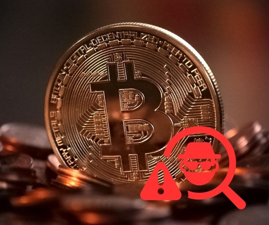 oszustwo na krypto walute baner