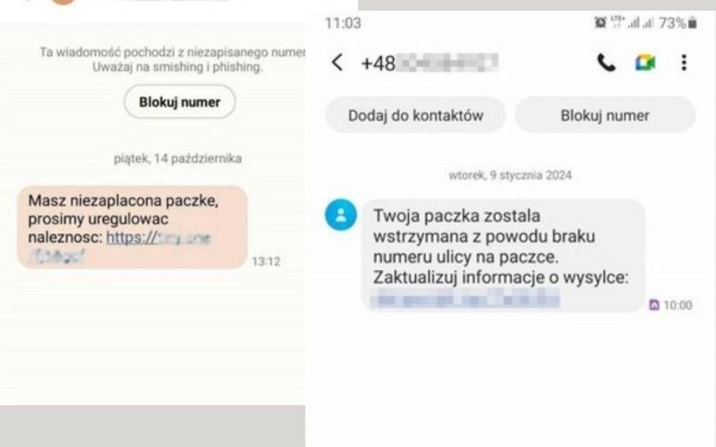 podejrzany sms baner