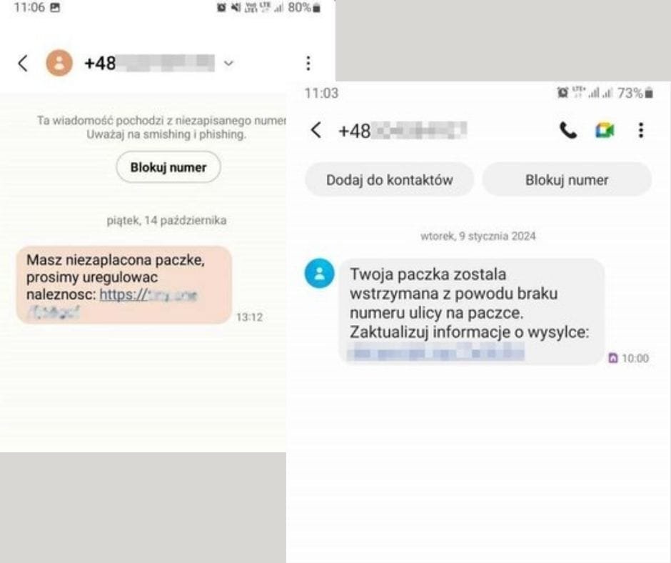 podejrzany sms baner