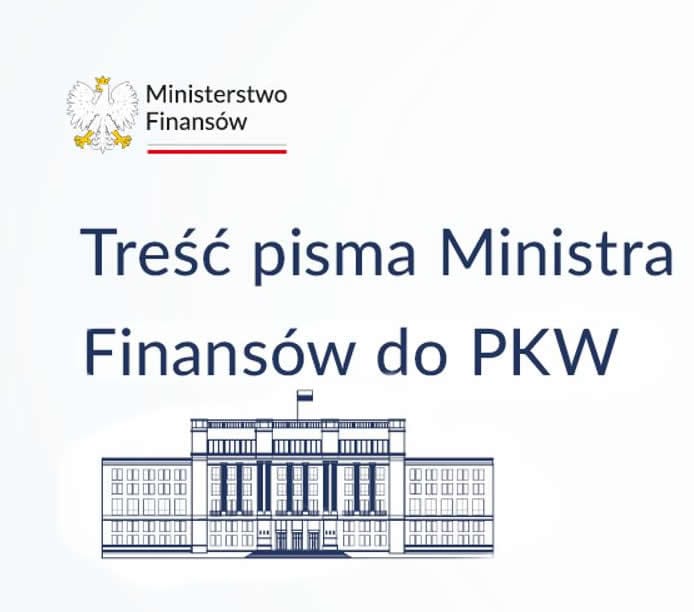 treść pisma ministra finansów andrzeja domańskiego skierowanego 15 stycznia 2025 r baner