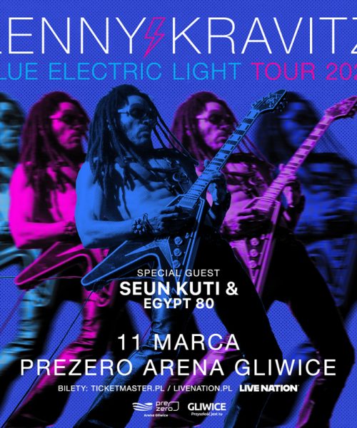 LENNY KRAVITZ W POLSCE – KONCERT W GLIWICACH W RAMACH „BLUE ELECTRIC LIGHT TOUR 2025”