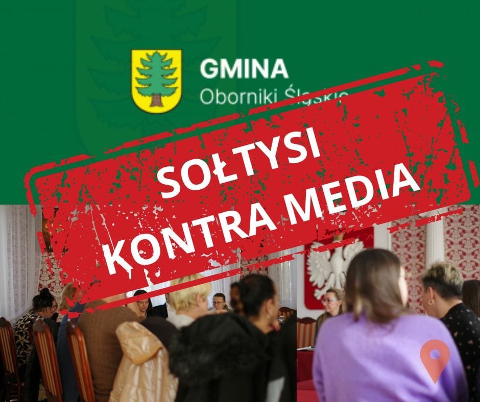 soŁtysi gminy obornik slaskich kontra media