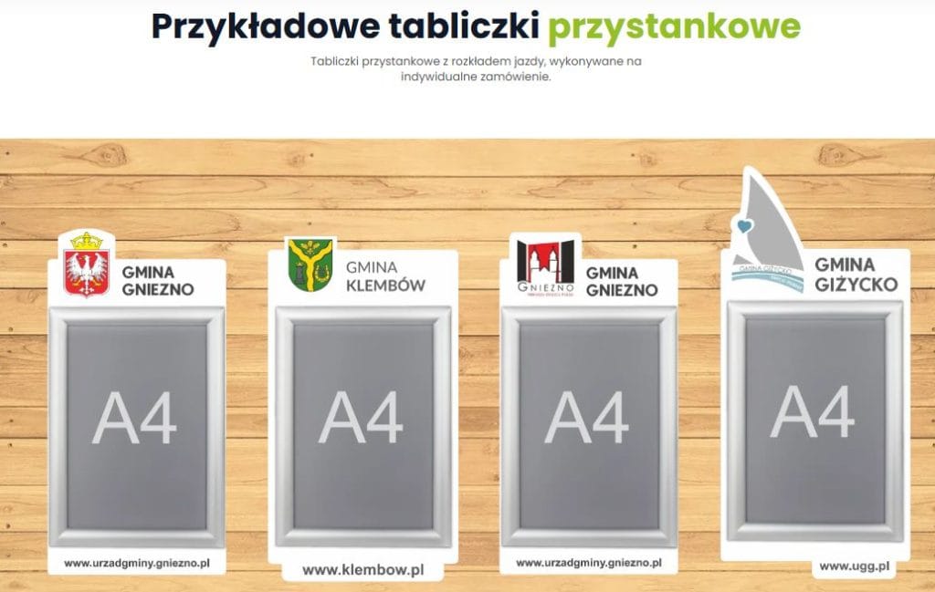 tabliczki przystankowe