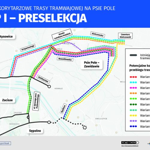 Konsultacje społeczne ws. tramwaju na Psie Pole: Wrocław pyta mieszkańców o najlepszy wariant trasy