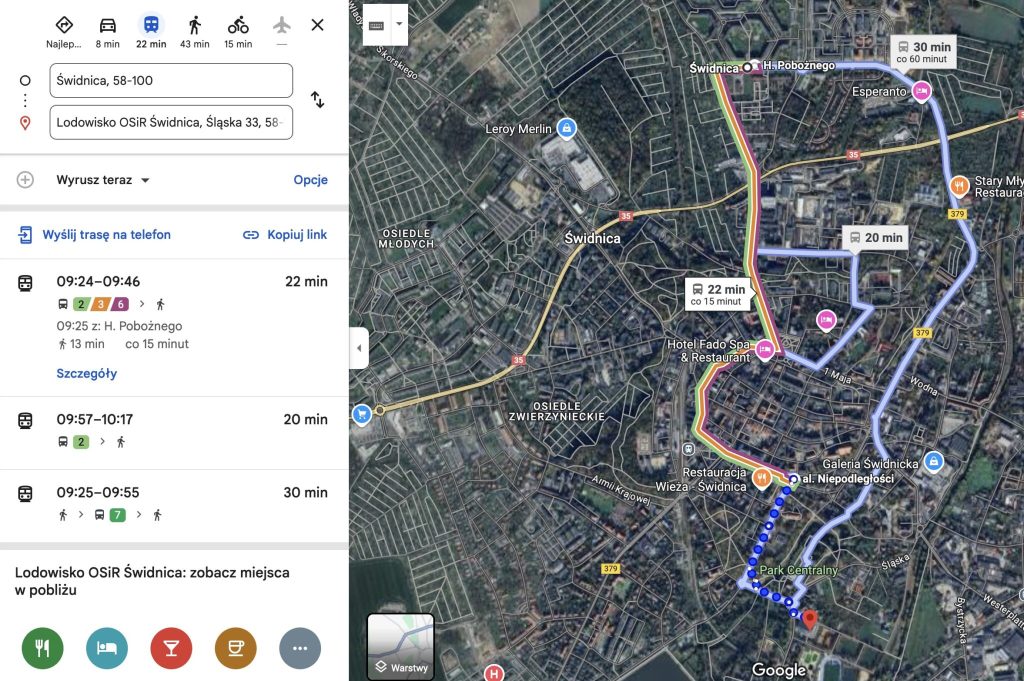 google maps rozklad mpk swidnica 2025 ilustracyjne 2048x1362