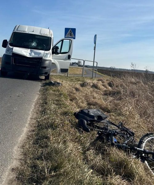 Potrącenie rowerzysty w gminie Żmigród – policja apeluje o ostrożność