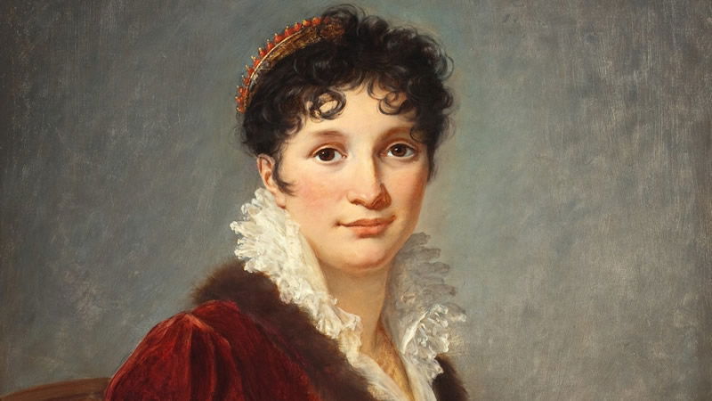 mnwr być kobietą. szlakiem przedstawień sławnych kobiet w sztuce. fot. Élisabeth vigée lebrun, portret księżnej fanny biron, 1810