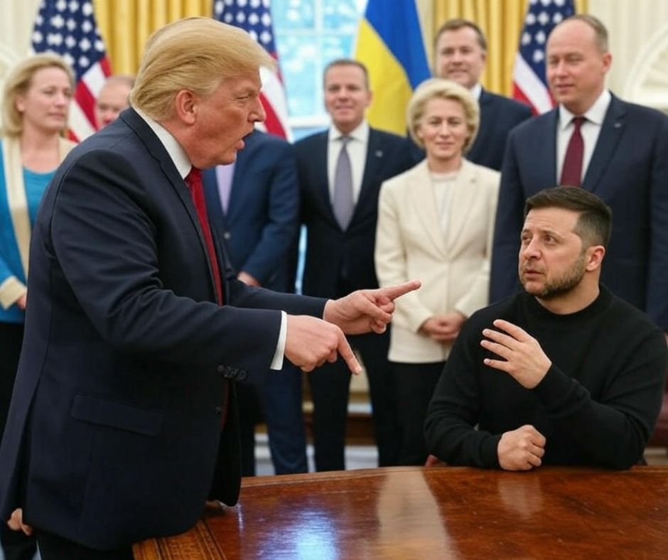 trump konta ukraina grafika stworzona przez ai