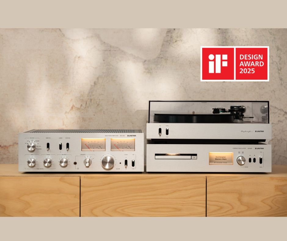 unitra otrzymuje nagrode za wyglad nowoczesnego sprzetu hifi