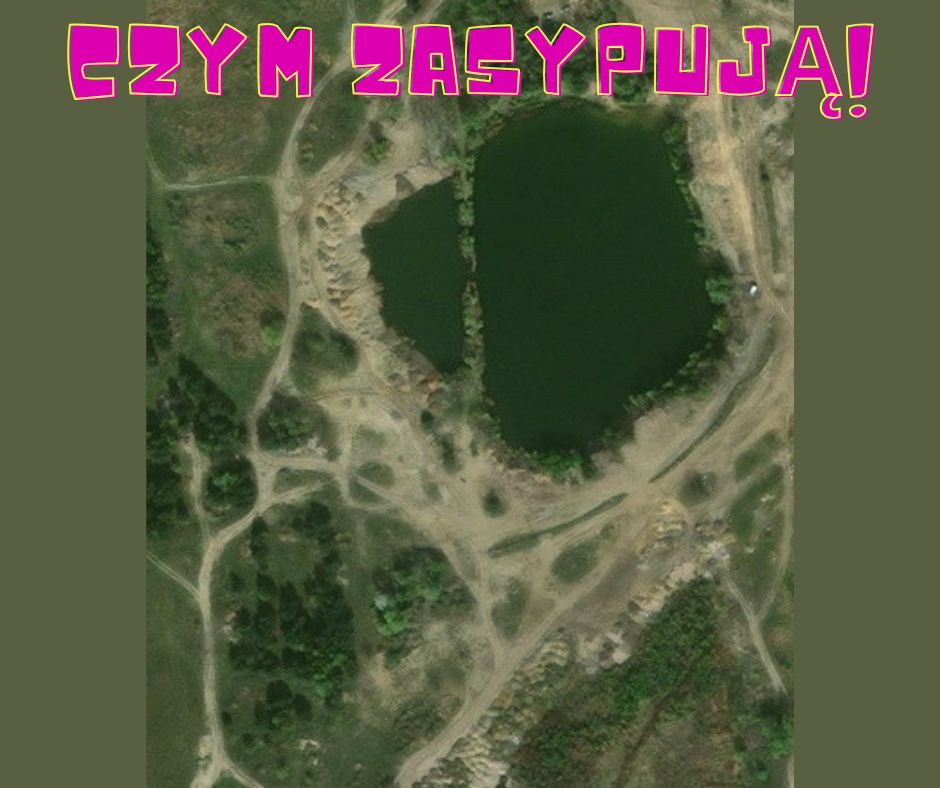 Czym zasypuja staw w goledzinowie