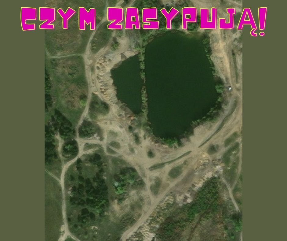 Czym zasypuja staw w goledzinowie