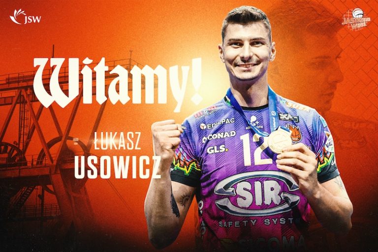 Z Perugii do Jastrzębia. Łukasz Usowicz nowym środkowym JSW Jastrzębskiego Węgla