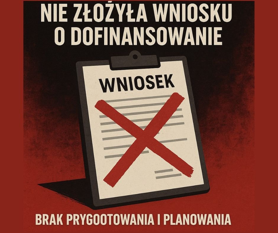 Brak wniosku bo brak czasu