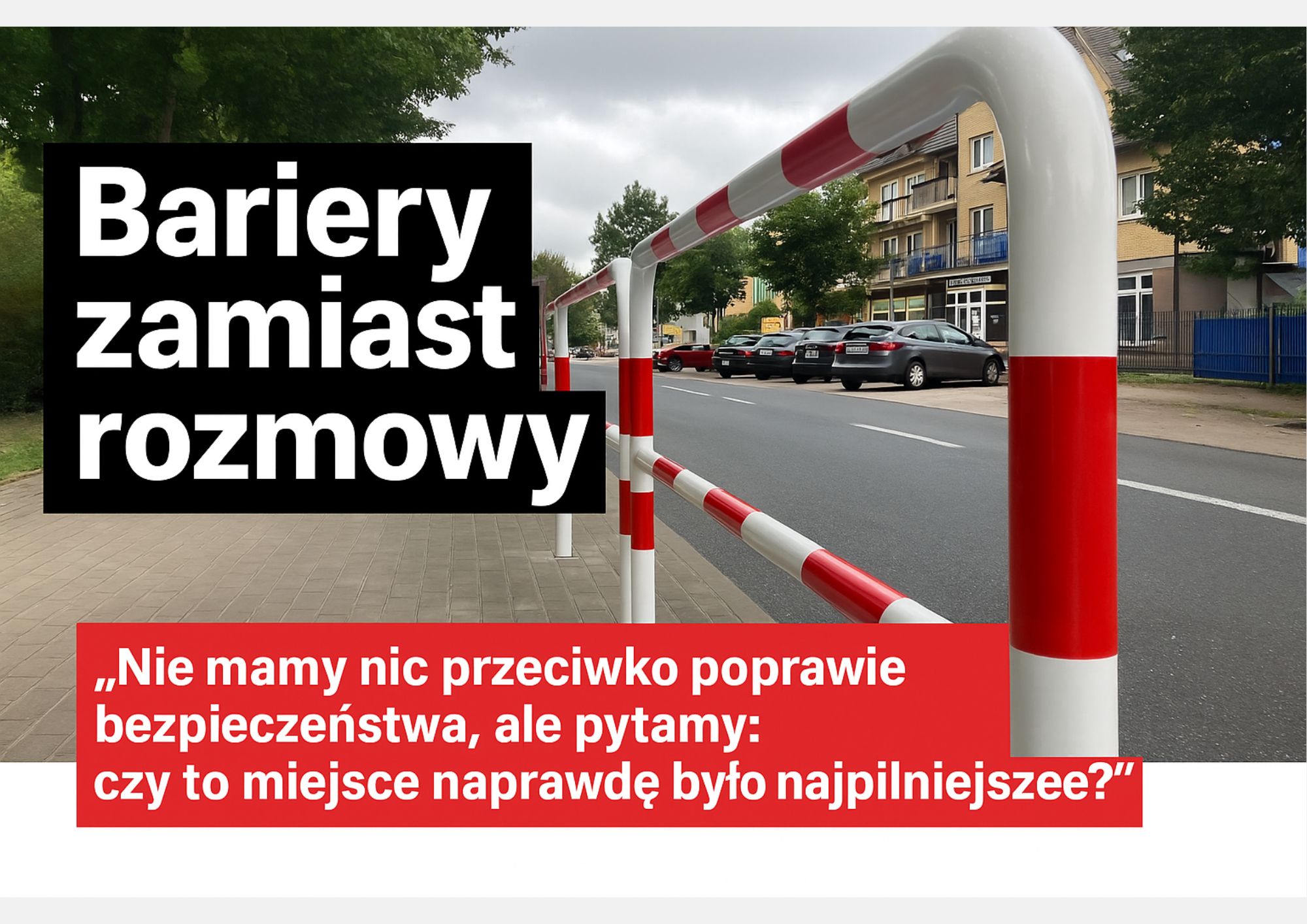 Bariery zamiast rozmów