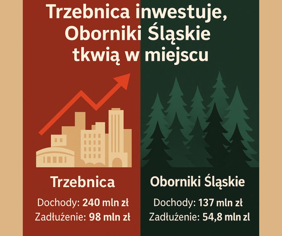 Trzebnica a oborniki slaskie rozwoj a marazm