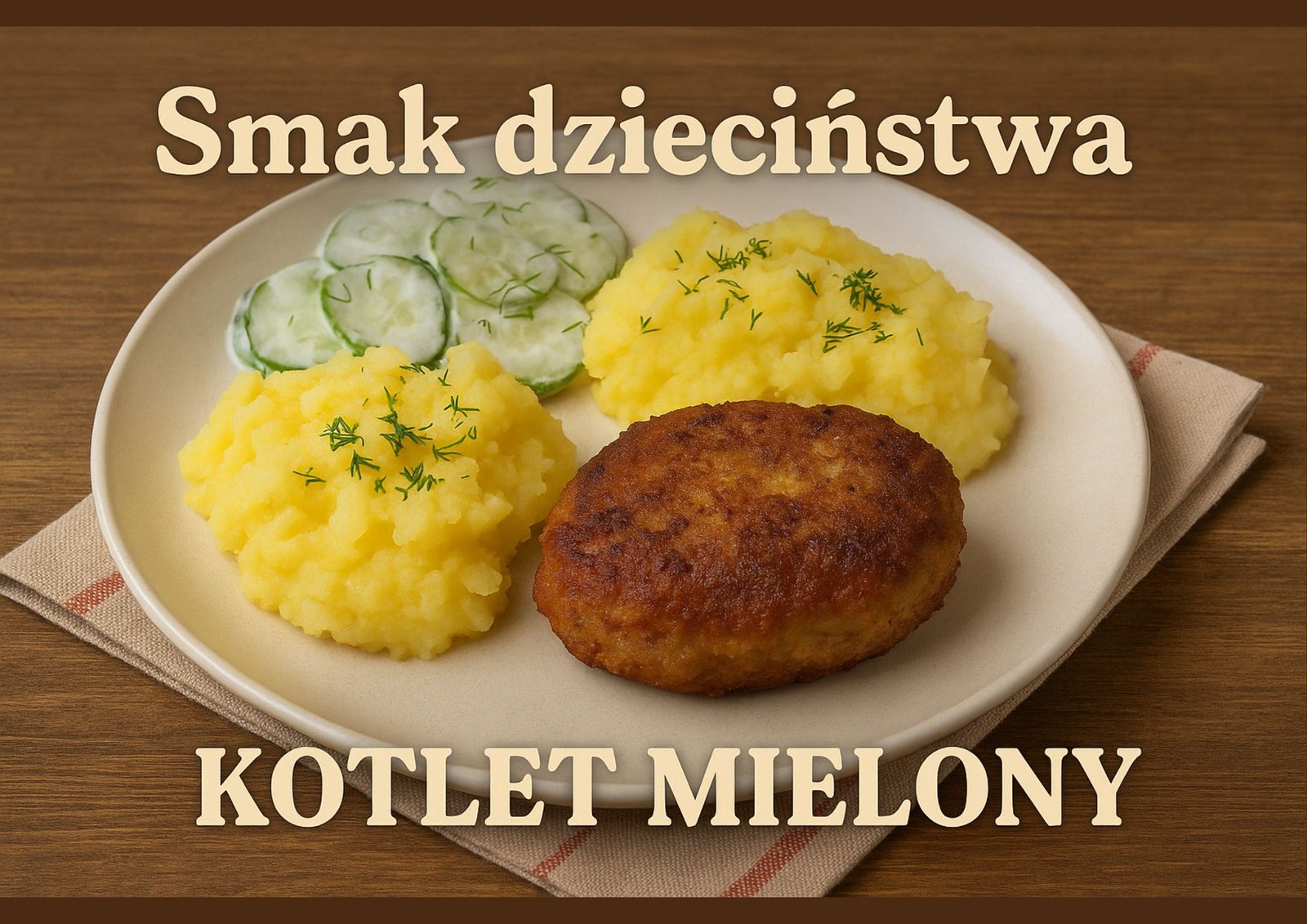Kotlet mielony z chrupiacą skorka