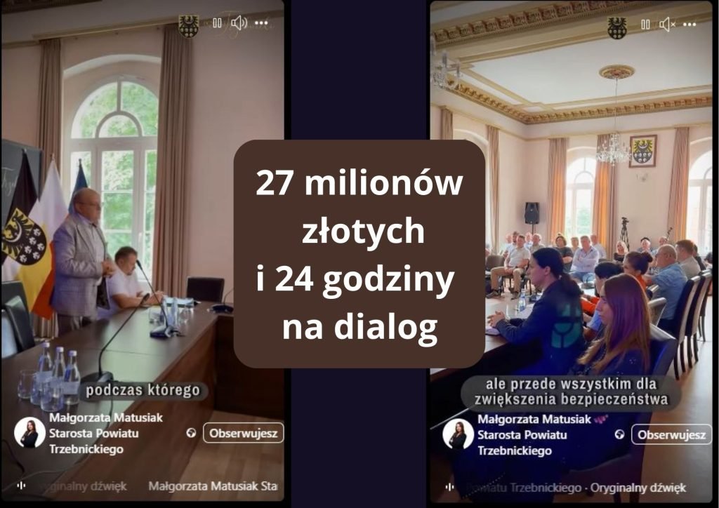 Powiatowy pr przy inwestycji 27 mil