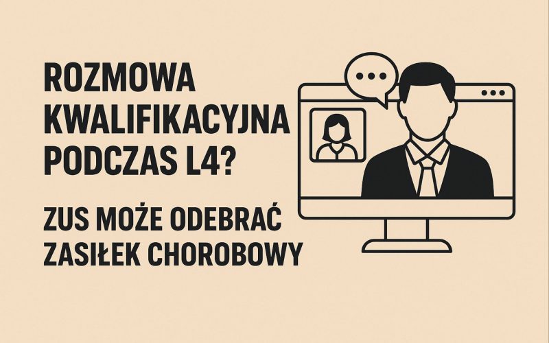 Rozmowa kwalifikacyjna podczas L4