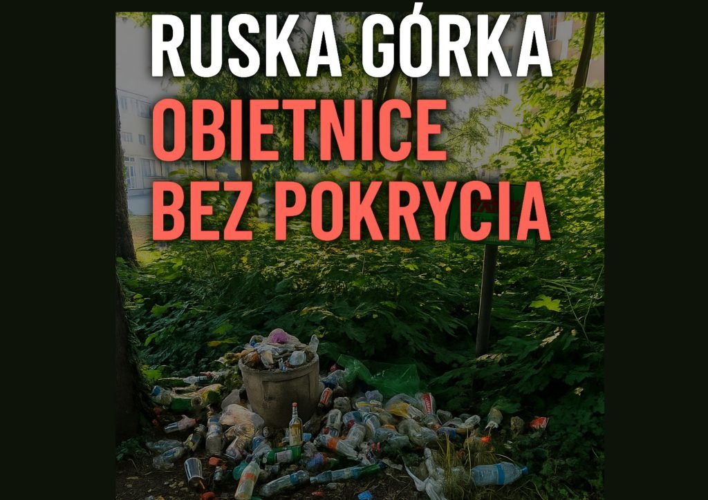 Ruska gorka w obornikach sla tonie w smieciach