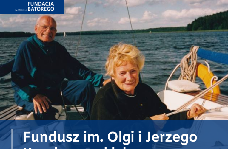 Ruszyła czwarta edycja Funduszu im. Olgi i Jerzego Krzyżanowskich