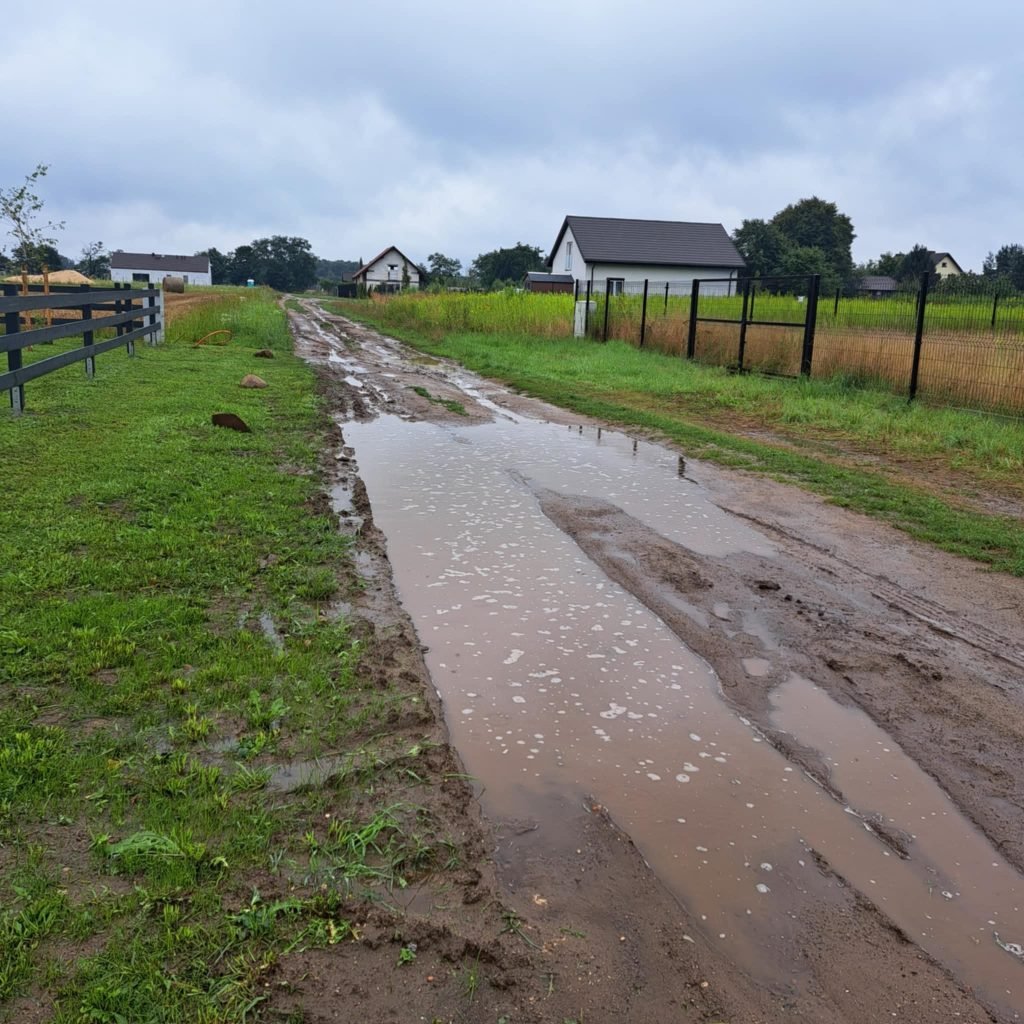 Uraz droga na osiedle