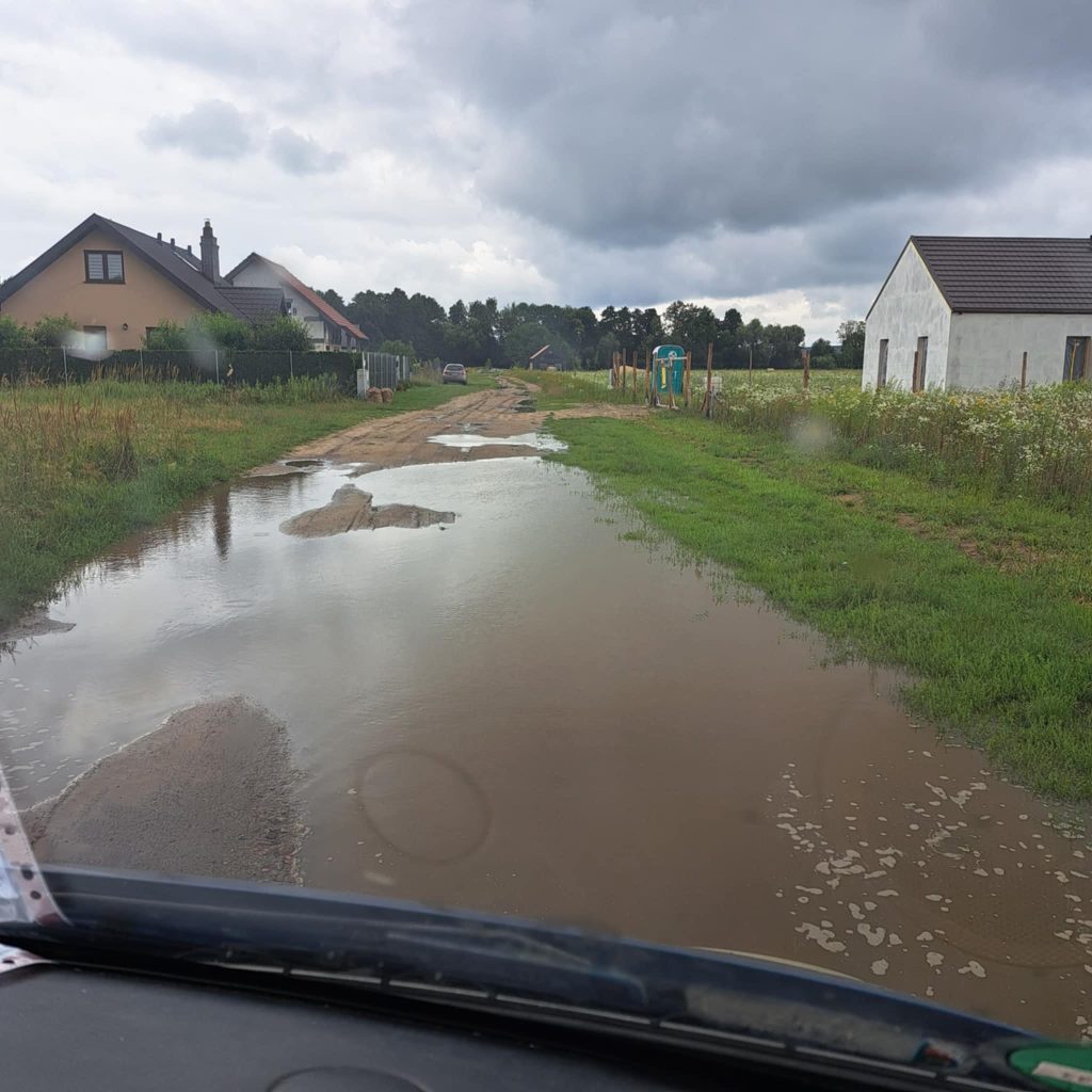 Uraz droga na osiedle 2