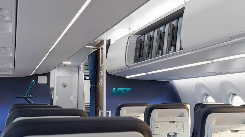 Tak będą wyglądały wnętrza Airbusów A220 w barwach PLL LOT