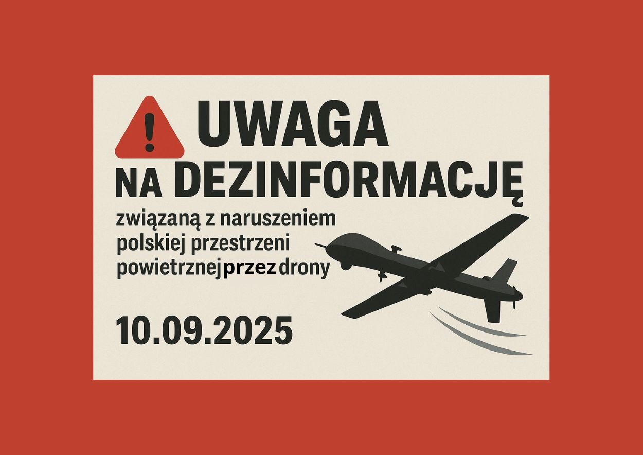 dezinformacja po ataku dronow na polskie terytorium