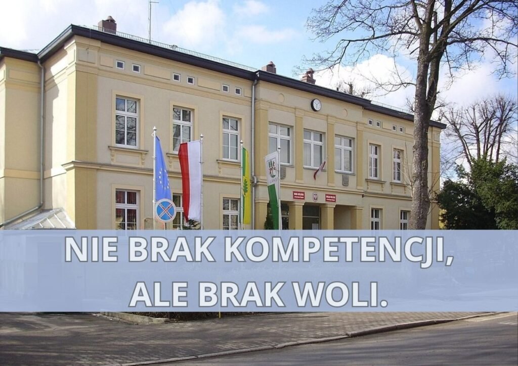 Nie brak kompetencji, a brak woli. Gmina mogła działać