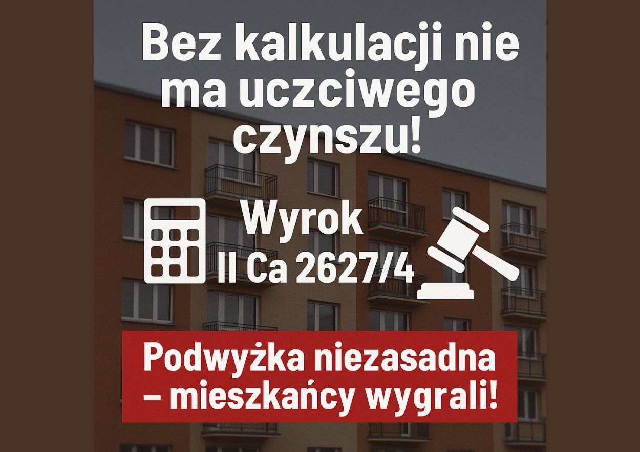 tbs przegram podwyzke czynszu