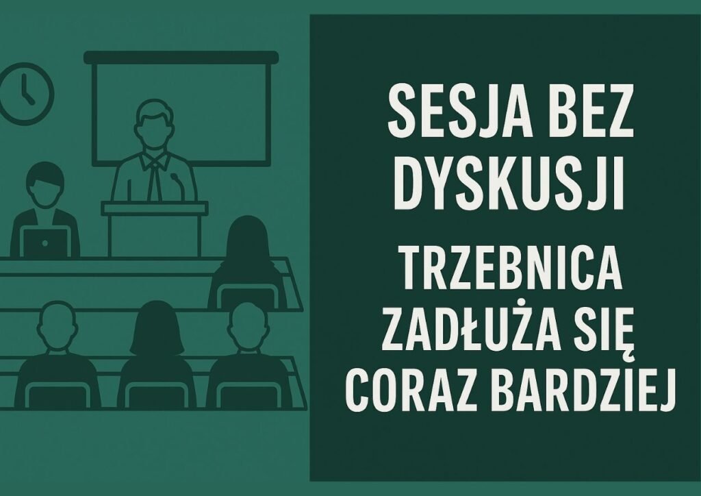 Sesja bez dyskusji. Trzebnica zadłuża się coraz bardziej