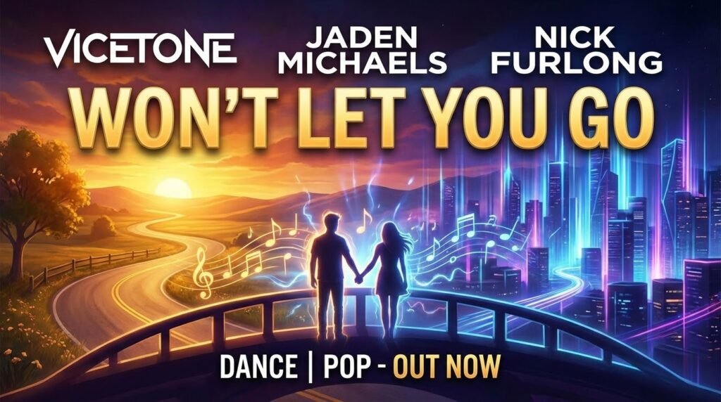 Vicetone, Jaden Michaels i Nick Furlong Łączą Siły w Przełomowym Hicie „Won’t Let You Go”