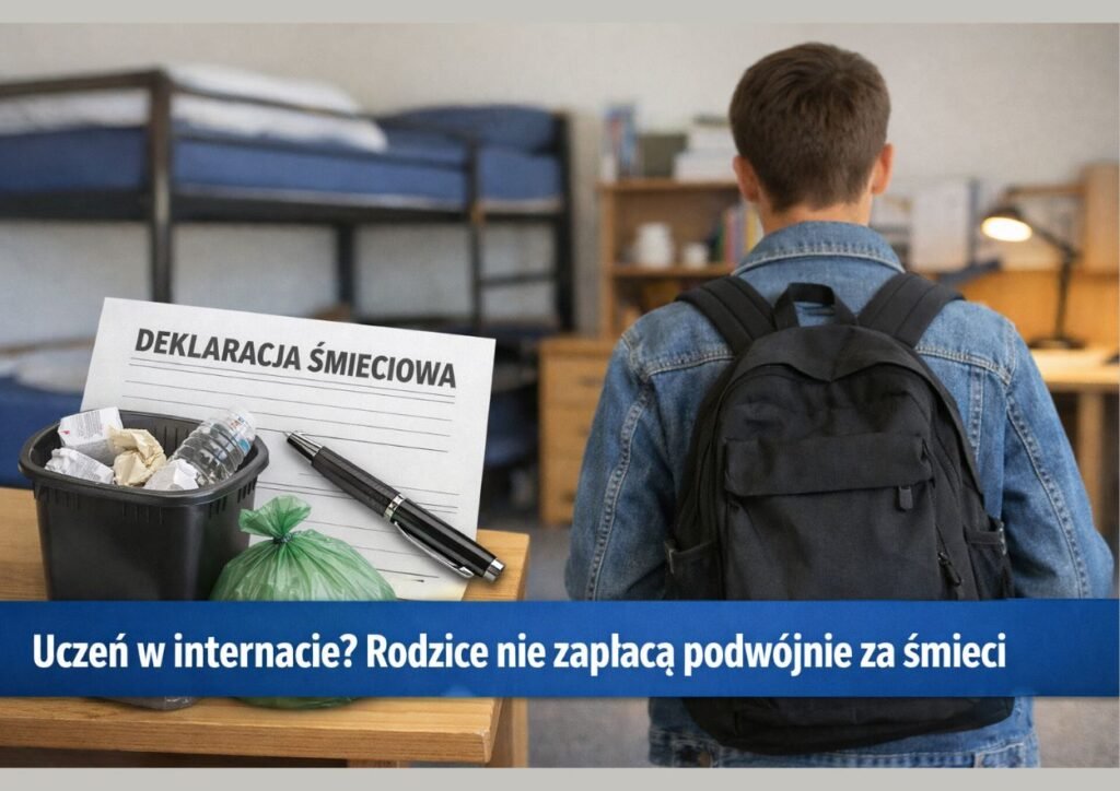 Śmieci liczy się tam, gdzie się mieszka. RIO o uczniach w internatach