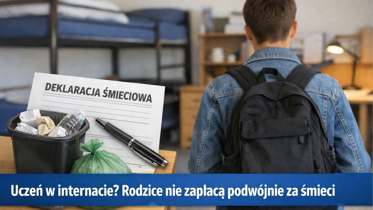 dziecko w intenacie brak domowych smieci