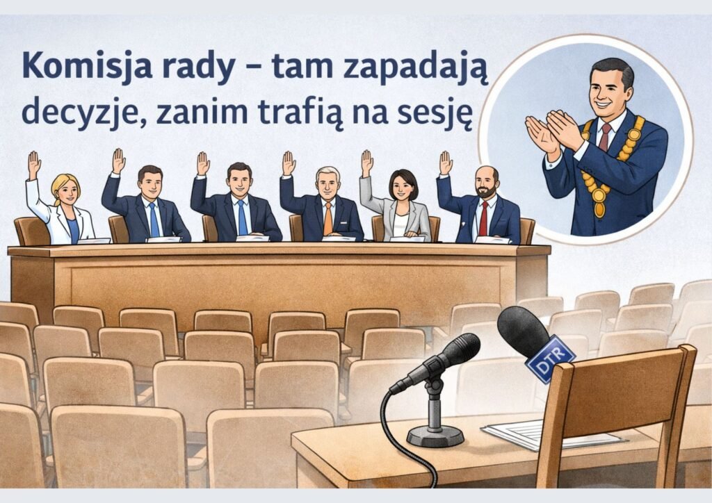 Komisja rady – tam zapadają decyzje, zanim trafią na sesję