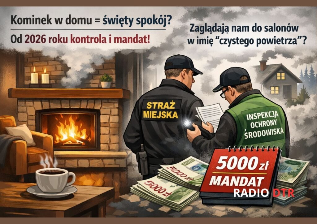 Kominki pod lupą. Kontrole i kary od 2026 roku