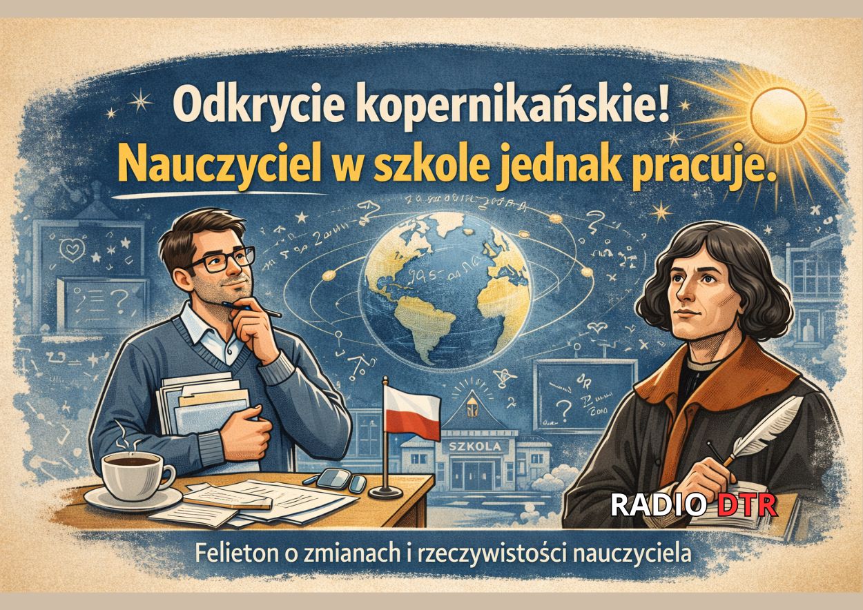 nauczyciel pracuje w szkole odkrycie ministra