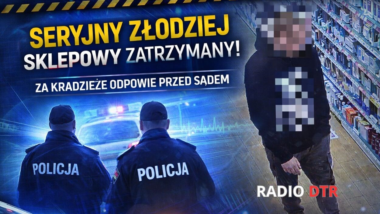 notoryczny złodziej zatrzymany